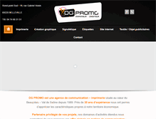 Tablet Screenshot of dgpromo.fr
